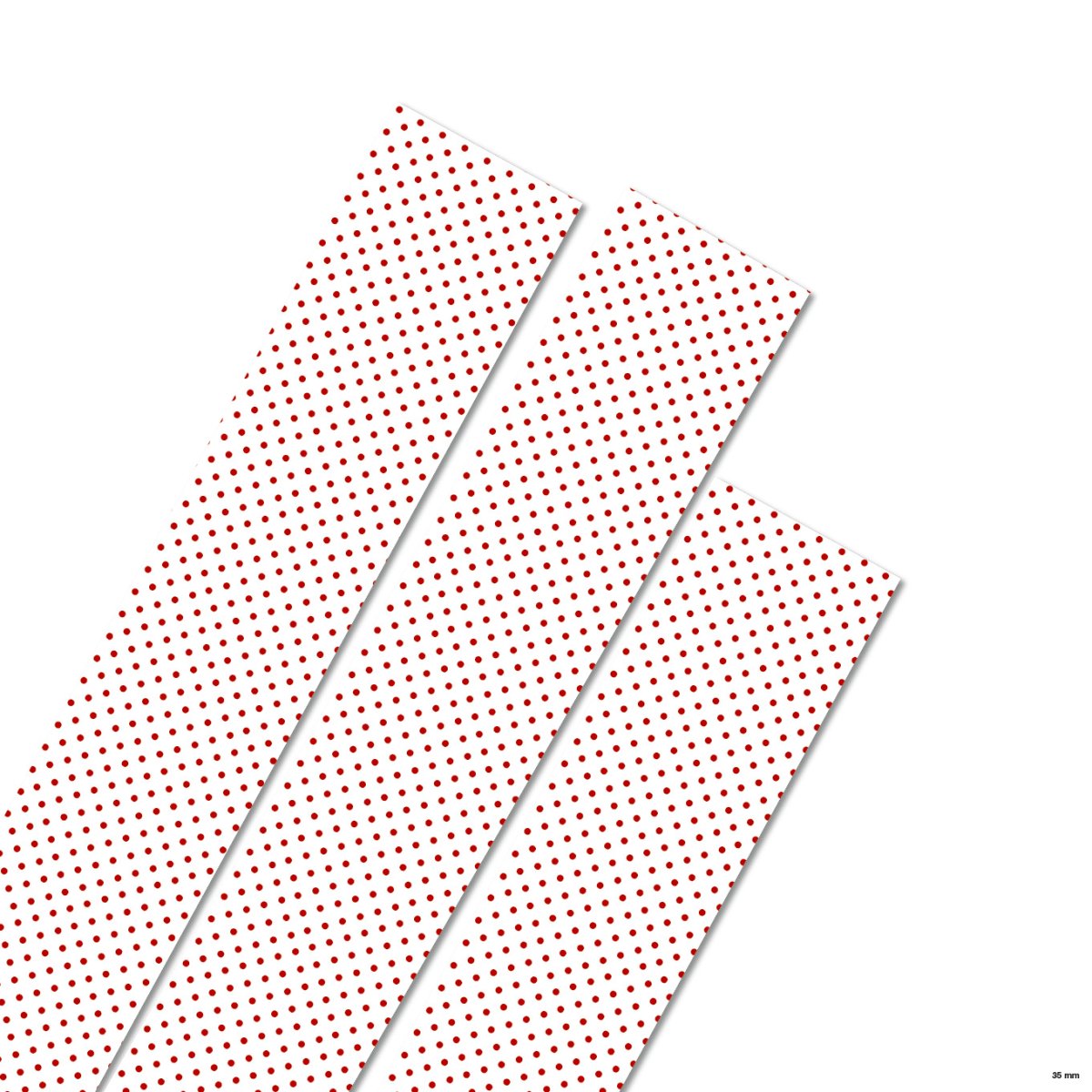 35 x 900 mm white/red dots – Bild 2