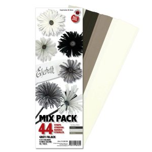 Black, Grey, Perla, White Mix (35 mm)