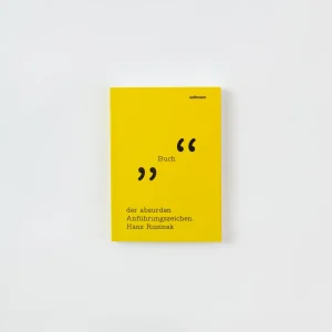 "Buch" der absurden Anführungszeichen