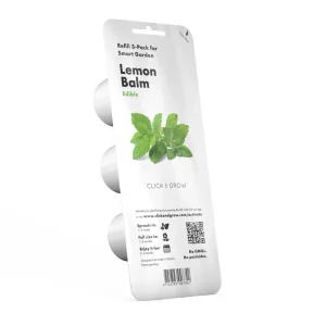 Click & grow Pflanzkapsel - Zitronenmelisse (3-er Packung)