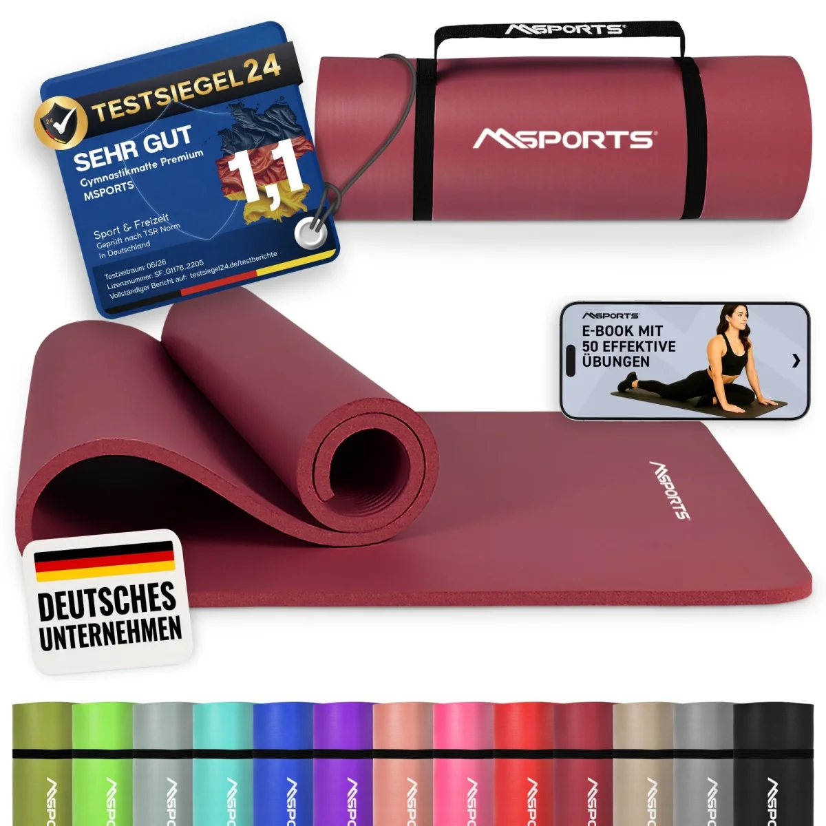 Gymnastikmatte Premium – Bild 8