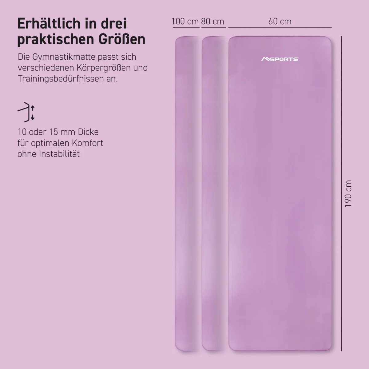 Gymnastikmatte Premium – Bild 7