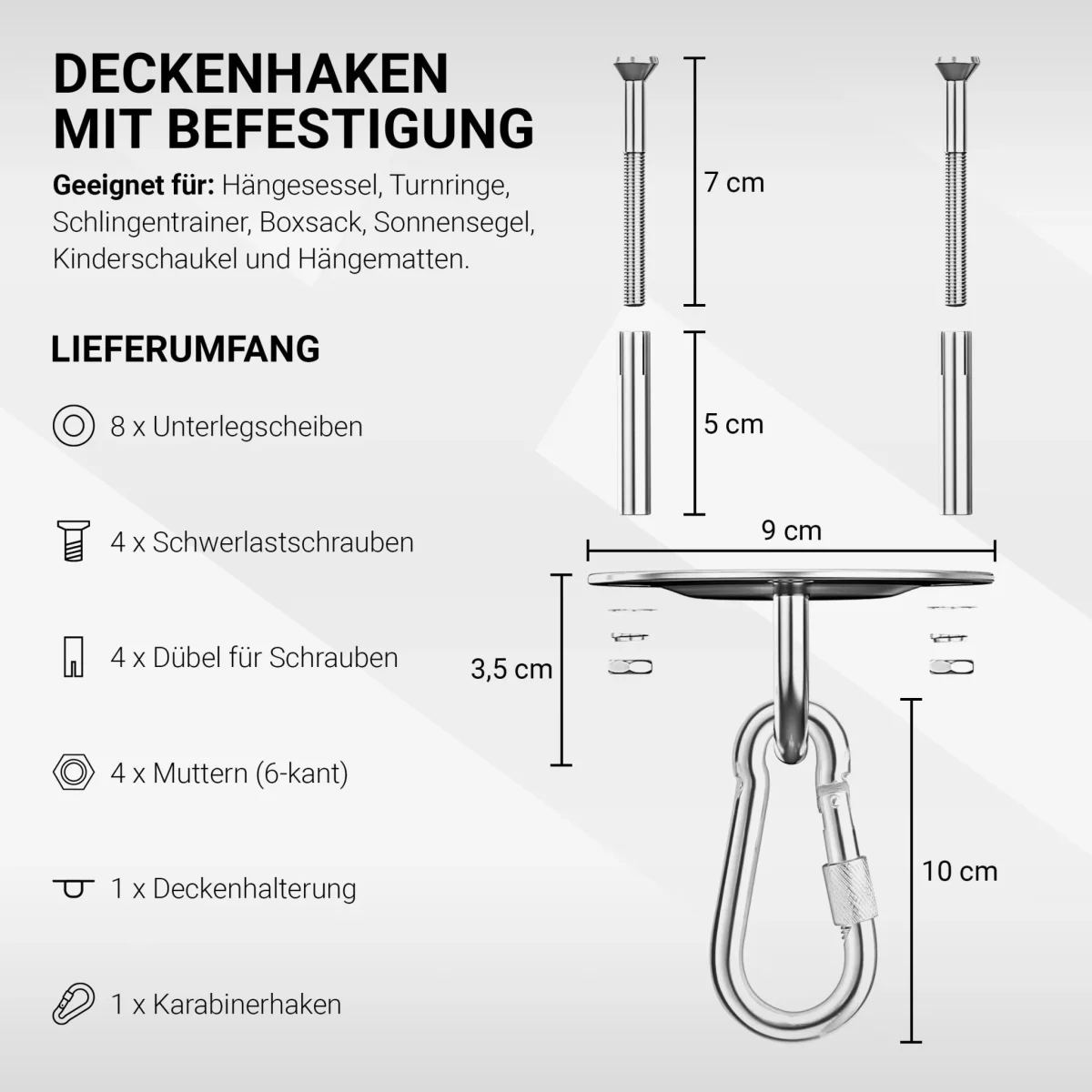 Deckenhaken Premium – Bild 3