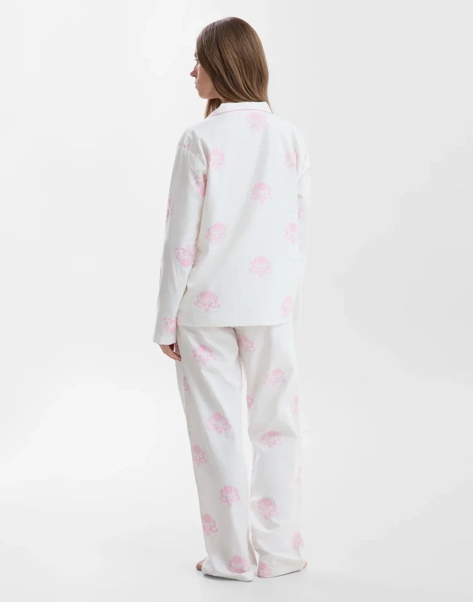Pijama Jaya flor rosa – Bild 6