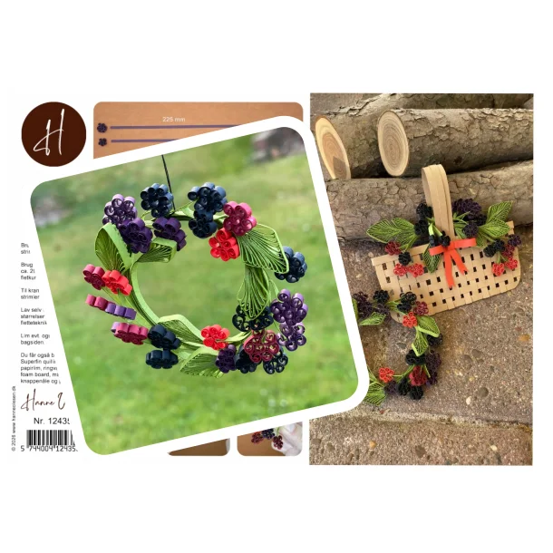 Hanne Olesens Anleitung herbstliche Brombeeren