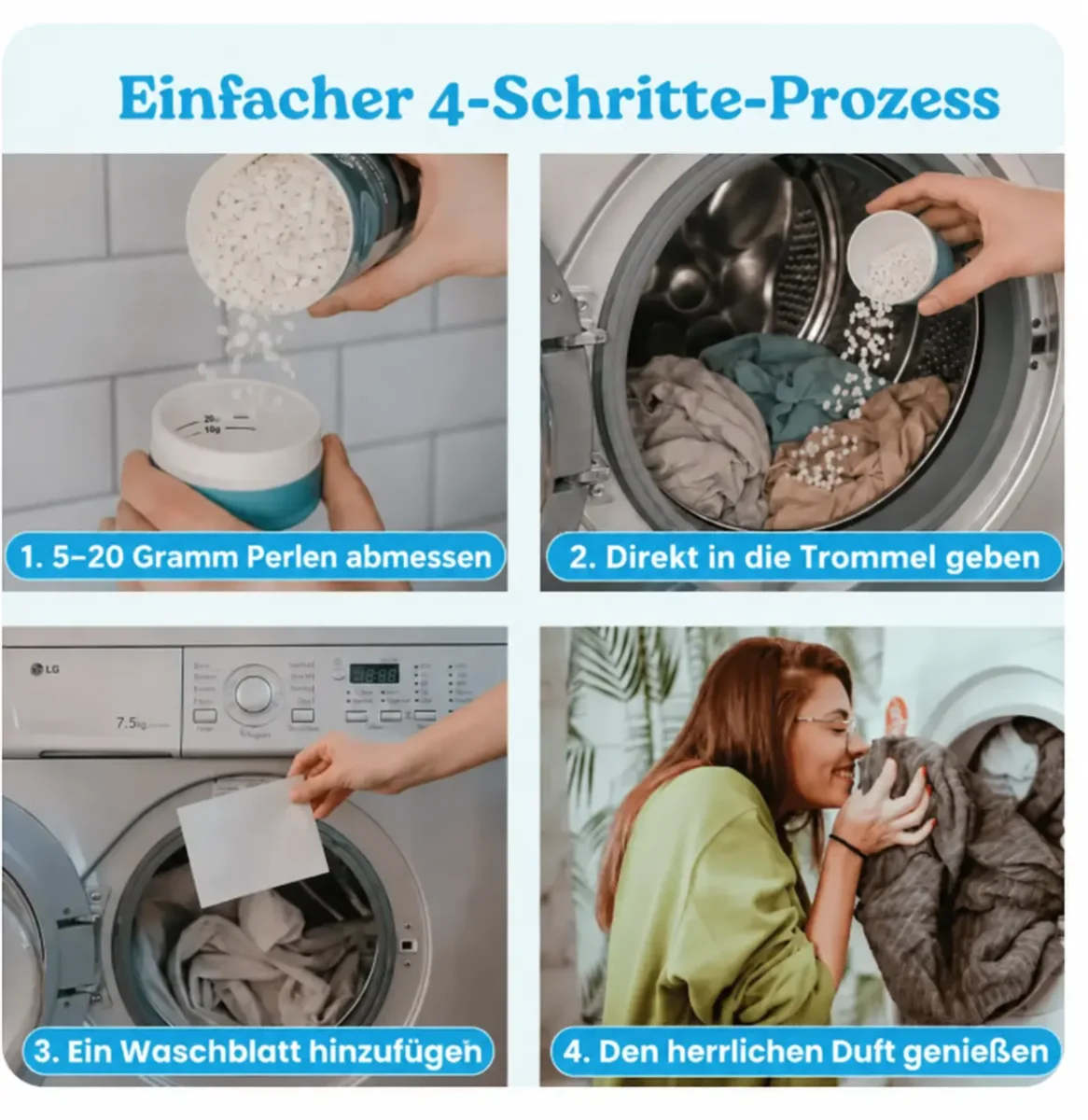 Waschmittel-Blätter + Duftperlen Vorteilspaket – Bild 6