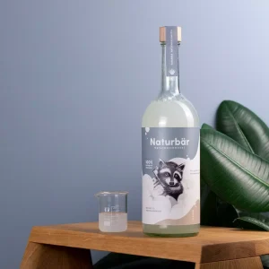 Naturbär Bio-Waschmittel sensitiv – 1 Liter Glasflasche