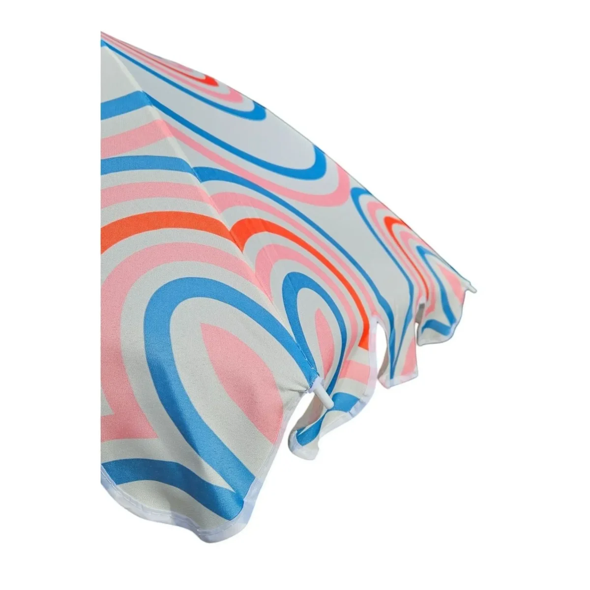 Sonnenschirm Strandschirm UV 30+ Balkonschirm grün blau Kreise Streifen – Bild 8